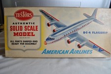 Vintage TESTORS No. 510 MODEL KIT American Airlines DC-4 Flagship BOX ONLY 1960s picture