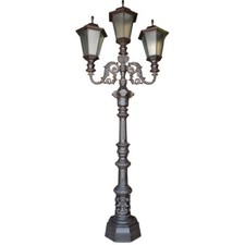 Bridgeton Moore Tall Aluminum Bronze Lamp Post Garden Pool Light-125''H picture