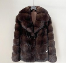Luxury Winter Women Real Mink Fur Coat New Fur Coat Winter Mink Fur Warm Jacket picture