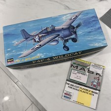 Hasegawa F4F-4 Wildcat 1:72 Scale Model Kit #51324 AP24 W/ Eduard Mask F4F Kit picture