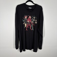 Torrid 4X Trick Or Treat Halloween Classic Heritage Jersey Long Sleeve Tee NWOT picture