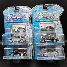 Vintage 2004 Maisto Playerz 1:64 Mercedes-Benz Diecast Lot (4) w/ Playing Card picture