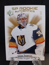 2021-22 SP - SP Rookie Authentics Logan Thompson #111 Gold /399 (RC) picture