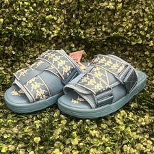 Kappa 222 Banda Mitel 1 | Blue-White-Grey| Slides Unisex Size 7 NEW picture