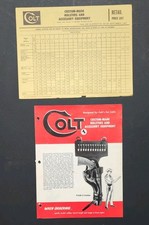 1957 COLT FIREARMS Custom Made Holster & Accessory catalog w/ orig. order form  picture