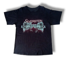 Vintage Silverstein Band  T-Shirts black Shirt Full size Gift Fans NG2943 picture