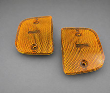 1970 Pontiac GTO Front Fender Side Marker Lamp Lens Amber LH RH PAIR picture