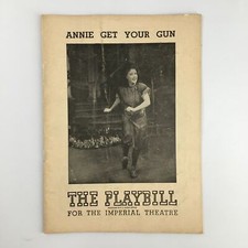 1948 Playbill The Imperial Theatre Ethel Merman in Annie Get Your Gun picture