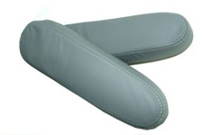 Front Seat Armrest Leather Synthetic Cover Fit for Honda CR-V 10-14 Gray picture