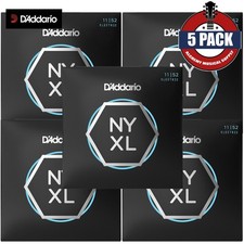 5-PACK D'Addario NYXL1152 Electric Guitar Strings 11-52 Medium Top/Heavy Bottom picture