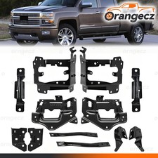 For 2014-2015 Chevrolet Silverado 1500 Front Bumper Support Mount Bracket Set picture