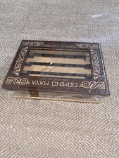 NIP Mayan Dominoes LUXURY Edition Wood Dominos And Wood Storage Box New picture