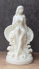 Aphrodite Shell Throne Statue Venus Greek Goddess Sculpture Pagan Altar Decor picture