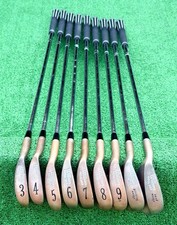 RARE Wilson Sam Snead Blue Ridge Copper Plated Forged Iron Set 3-SW LH Reg Flex picture
