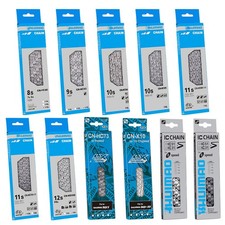 6/7/8/9/10/11/12 Speed Bicycle Chain 116-126Links For Cruiser Road BMX FIXIE MTB picture