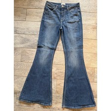 Shyanne Flare Jeans 31 x 34 High Rise Western Bell Bottom Denim Country 31x34 picture