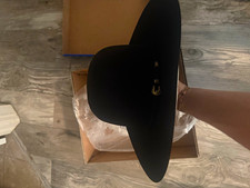 Roddo King Rodeo King 60X Beaver Black Western Hat Size 7 1/4 picture