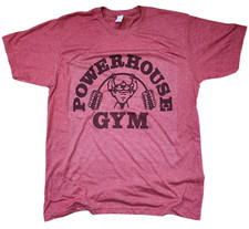 POWERHOUSE GYM original old school STYLE Premium soft style T-SHIRTS retro picture