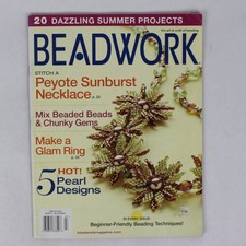 Beadwork Magazine June July 2008 Featuring 20 Dazzling Summer Projects picture