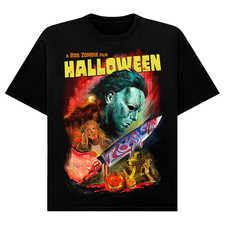 Rob Zombie's Halloween Destiny Horror Movie Poster Graphic T-Shirt picture