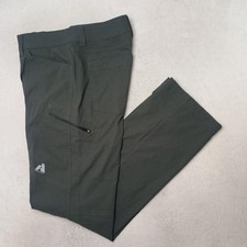 Eddie Bauer Pants Men 32x34 Gray Cargo Nylon Stretch First Ascent Outdoor Hiking picture