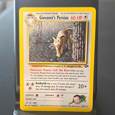 Wizards of the Coast Giovanni's Persian 8/132 Gym Challenge Holo Rare Eng. LP picture