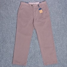 NWT Charles Tyrwhitt Classic Fit Washed Chino Pants Mocha Brown Men's 32x28 picture