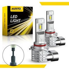 Pair H10 LED Fog Driving Light Bulbs Kit 9145 9140 6500K White Super Bright 40W picture