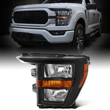 - Fits 2021-2023 Ford F150 Halogen Headlights Stock picture