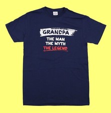 GRANDPA SAURUS THE MAN THE MYTH THE LEGEND Men's T-shirt Size: S picture
