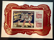 USPS Ringling Bros Barnum & Bailey Circus Wagon 50¢ Stamp Sheet picture