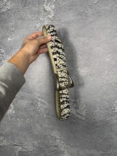 Vintage Guess  Western Rhinestone Animal Print Belt Silver Buckle Women One Size picture