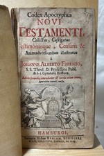  Latin Codex Apocryphus NOVI Testamenti - Johanne Alberto Fabricio picture