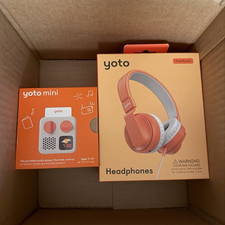 Yoto Mini Player 2024 Edition & Fruit Punch color Wired Headphone SET picture