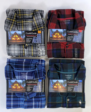 Men's Cuddl Duds Cozy Lodge Notch 2 Piece Plaid Pajama Set picture