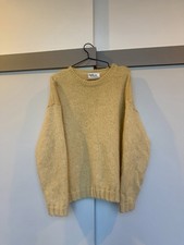 Vintage All Points Reference Point Mohair Blend Sweater Beige Oatmeal L picture