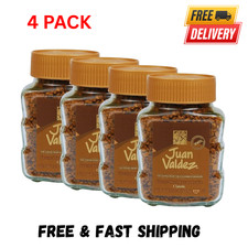 Juan Valdez Freeze Dried Instant Coffee 3.52 oz 4 Pack Classic Colombian picture