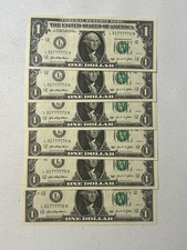 (1) Series 2021 $1 Federal Reserve Notes Lucky Numbers 77777 UNC   picture