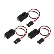 INJORA Universal Light Controller Switch for 1/24 1/18 1/10 RC 3 PCS, Black picture