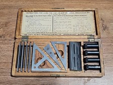 Taft Peirce Universal Angle Gage Set Vintage set complete 1938    Quick Shipping picture