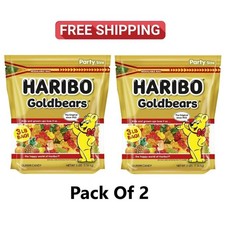 Haribo Goldbears Original Gummy Bears Bag, 3 Lb (Pack Of 2) picture