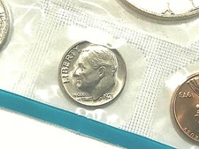 1973 P D  S Roosevelt Dime  In Mint Cello  + Proof (3 Coins) picture