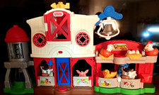 FISHER PRICE BARN W/ANIMALS 12