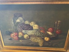 Beautiful Signed Rosenthal Kairoly Still Life Large Oil Painting picture