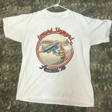 Lynyrd Skynyrd 1976 Concert Tour Southern Rock Vintage Graphic Tee picture