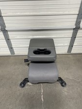 1999-2010 Ford Super Duty CLOTH JUMP SEAT GRAY center console F250 F350 F450 picture