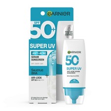 GARNIER Super UV Anti-Acne SPF50+ PA++++ Serum Sunscreen 30ml With Salicylic BHA picture