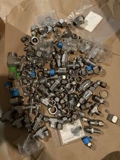 15+ LB Swagelok SSP Whitey Nupro Stainless Steel Fittings Valves Lot Mostly NOS picture