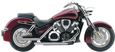 Cobra Dragsters Chrome Exhaust System for VTX1800 picture