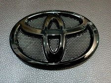 Toyota 14cm Piano Gloss Black Front Grille Emblem Logo Badge Fits Corolla Altis  picture
